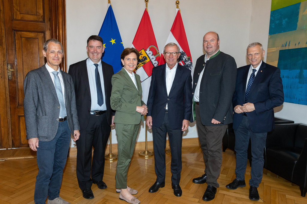 Antrittsbesuch Land Salzburg 25.05.22 Gruppenfoto Quelle: Land Salzburg/Franz Neumayr