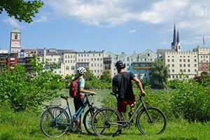 Mozart-Radweg-Wasserburger Altstadt Quelle: Chiemsee-Alpenland Tourismus