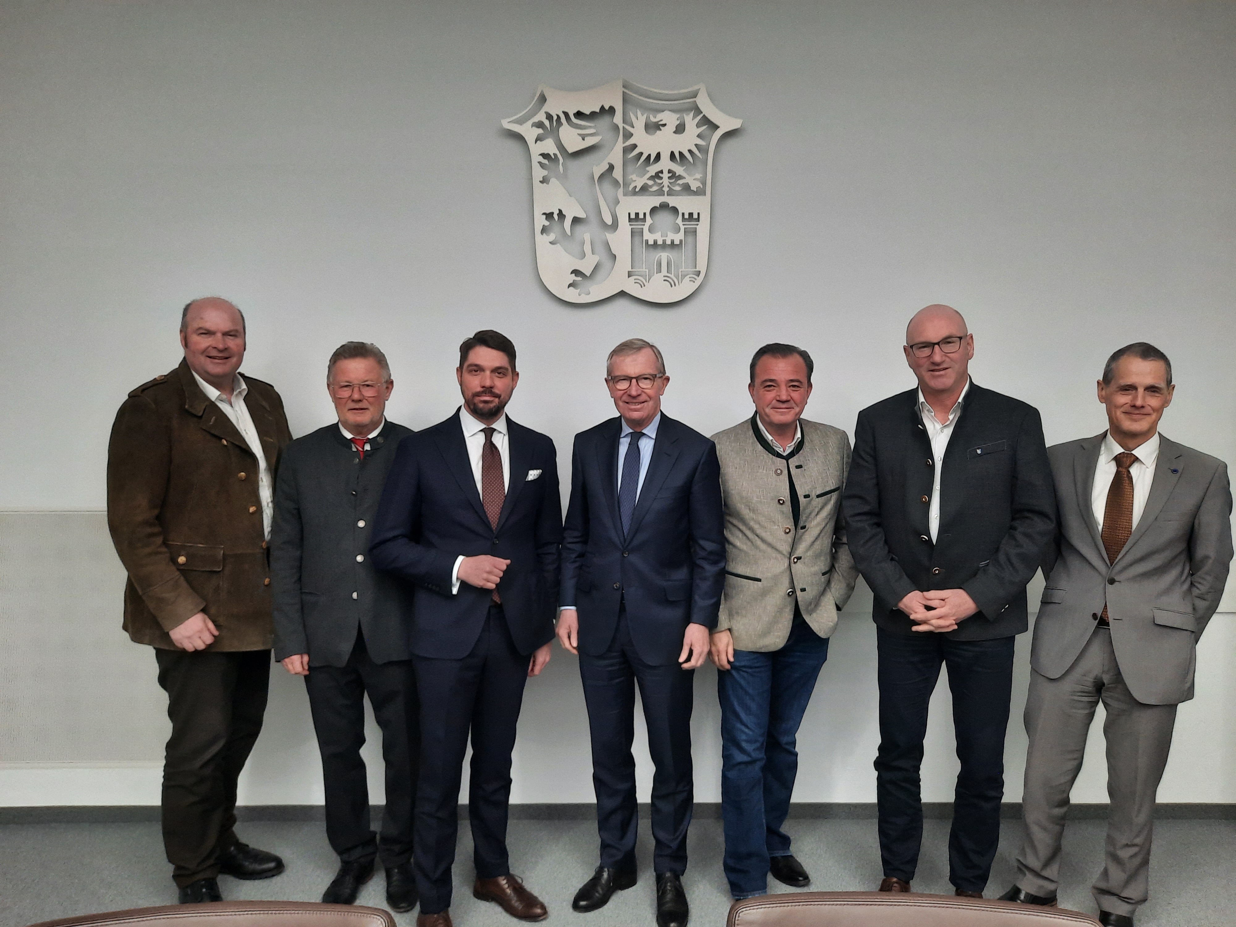 10. EUREGIO-Gipfel 23.01.24 Quelle: Landratsamt Traunstien 10. EUREGIO-Gipfel 23.01.24 Quelle: Landratsamt Traunstien
