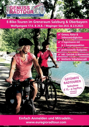 EUREGIO Genuss Radtour - Flyer Titelseite