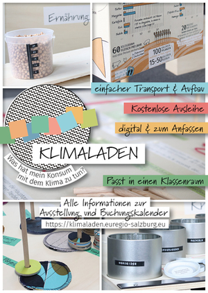 Klimaladen Titelseite Flyer Quelle: Eva Zangerle gestaltet, www.evazangerle.com Klimaladen Titelseite Flyer Quelle: Eva Zangerle gestaltet, www.evazangerle.com