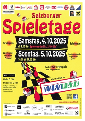 Salzburger Spieletage 2025 - Plakat Salzburger Spieletage 2025 - Plakat