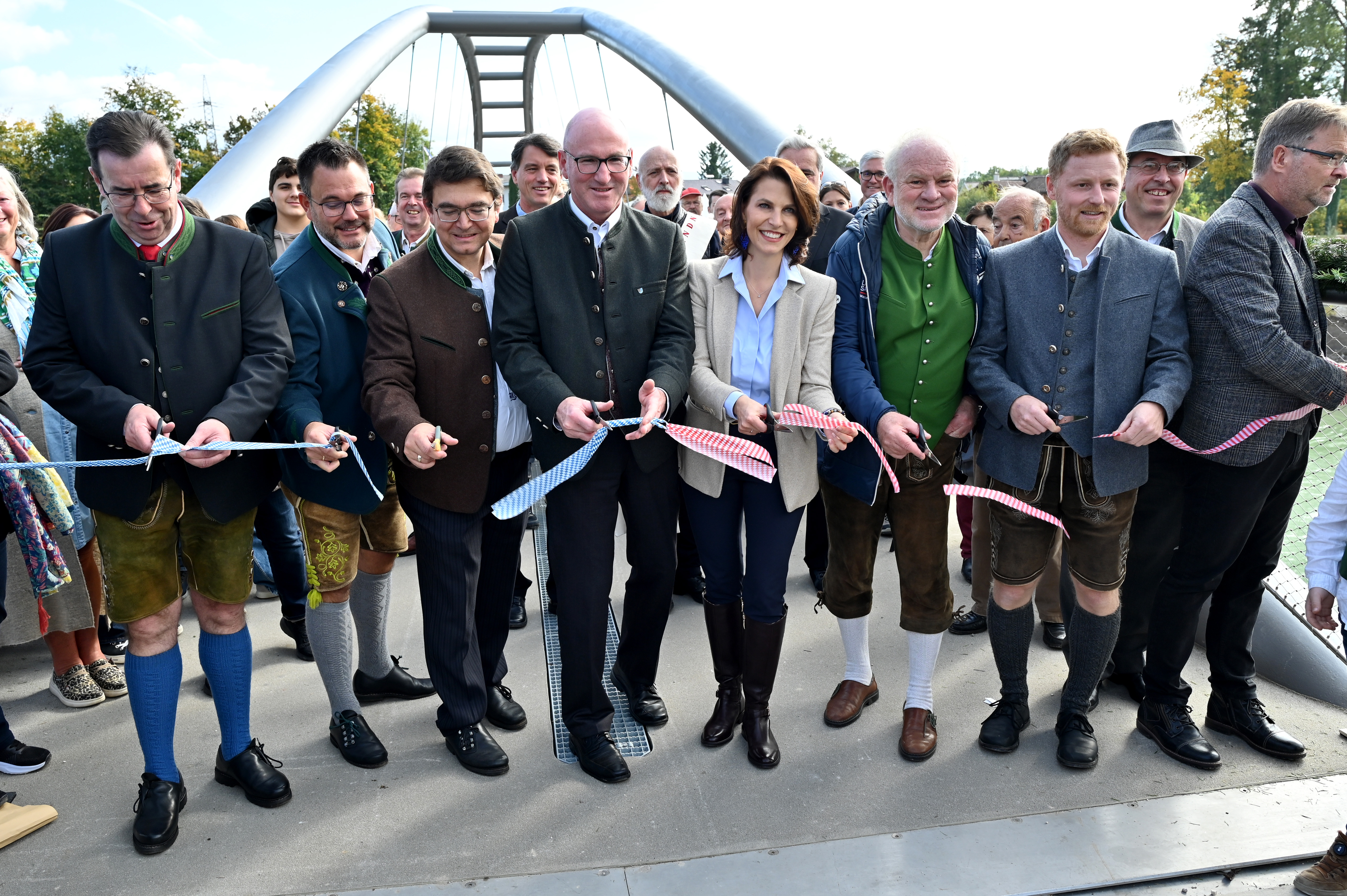 Siezenheimer Steg - Eröffnung Quelle: Land Salzburg/Franz Neumayr/Laux