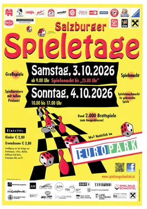 Salzburger Spieletage 2026 - Plakat Salzburger Spieletage 2026 - Plakat