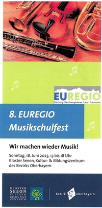 8. Musikschulfest - Titelseite Flyer